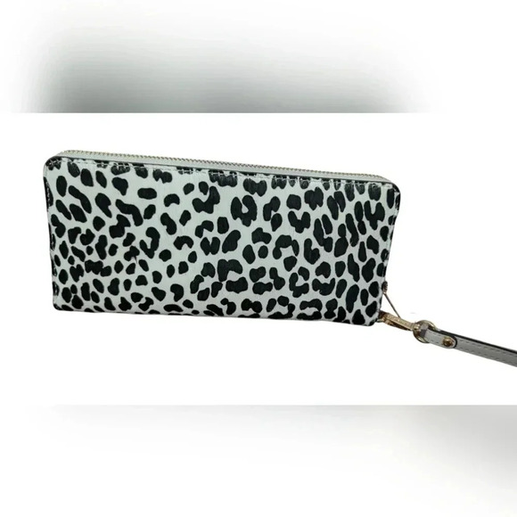 NWT Michael Kors Women Lady Long Continental Card Phone Holder Wallet Lt Cream - Picture 3 of 9